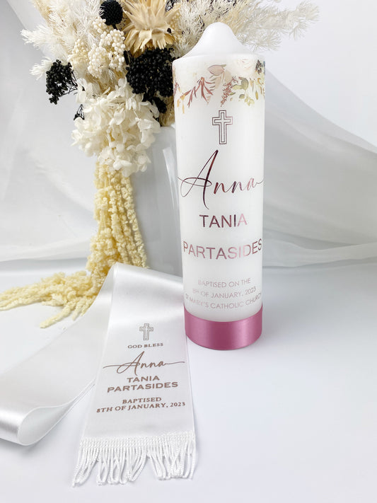 Tania Candle & Stole Set