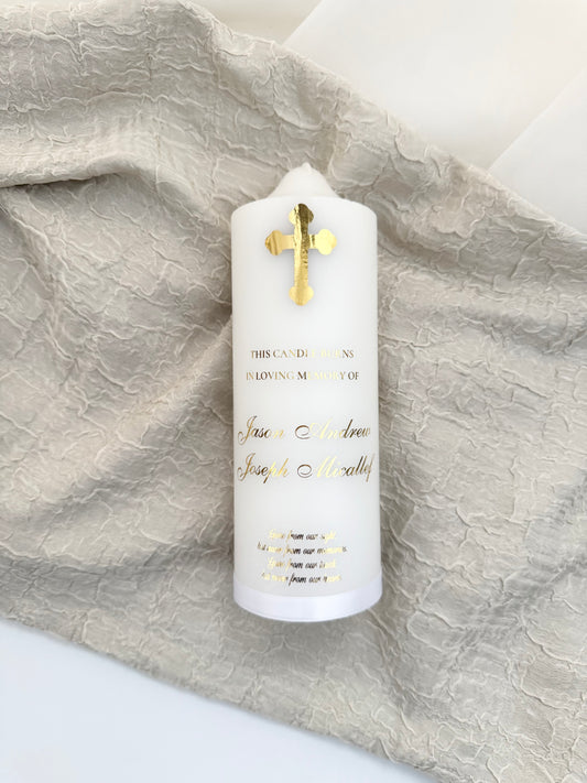 JJ Memorial Candle
